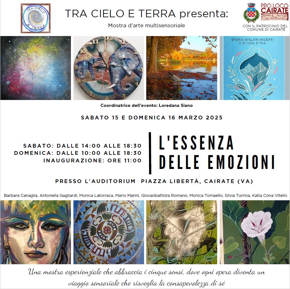 Mostra d'arte multisensoriale "Tra Terra e Cielo"